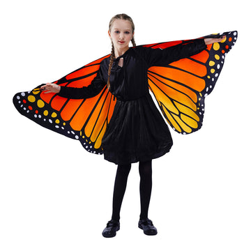 Children's Orange Butterfly Wings