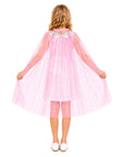 Children Tulle Cape (Pink Glitter)