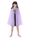 Children Tulle Cape (Purple Glitter)