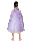 Children Tulle Cape (Purple Glitter)