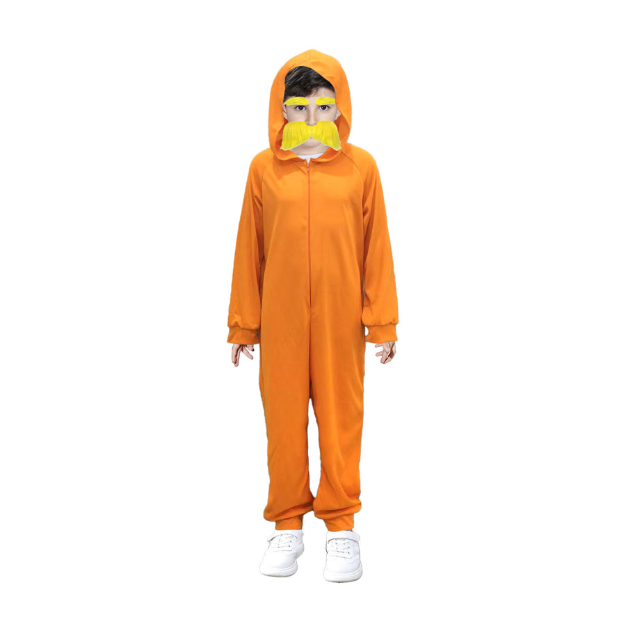 Children Orange Jumpsuit Costume