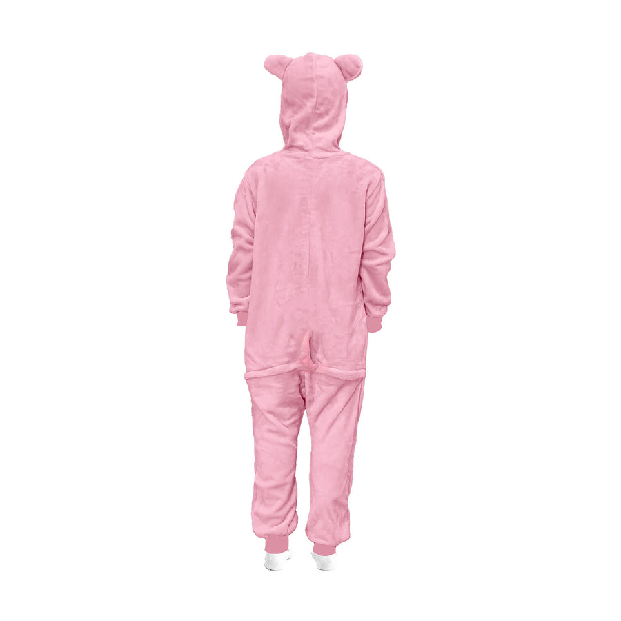 Children Pink Piggy Onesie Costume