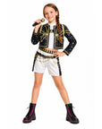 Children Pop Star Shorts Costume