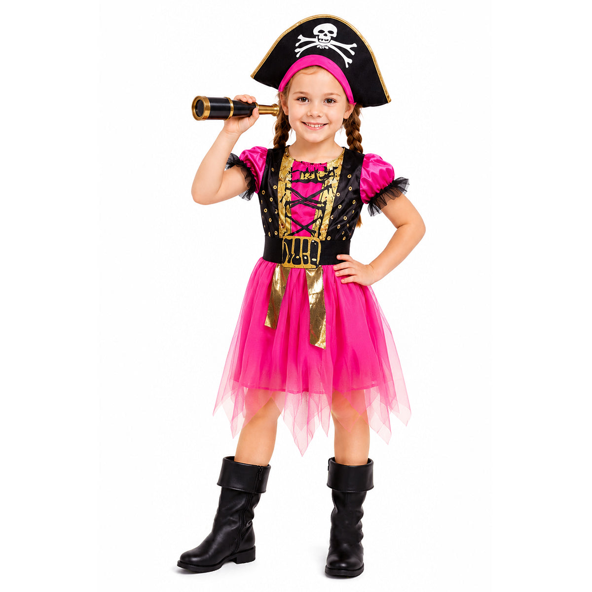 Children Pink Pirate Costume