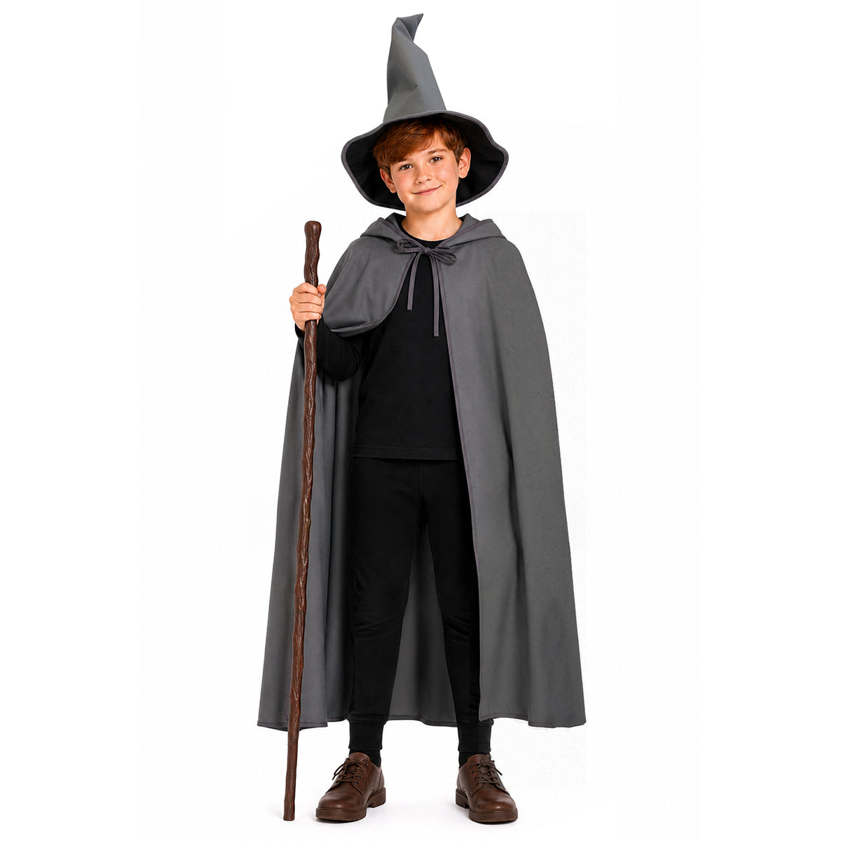 Children Grey Cloak Costume