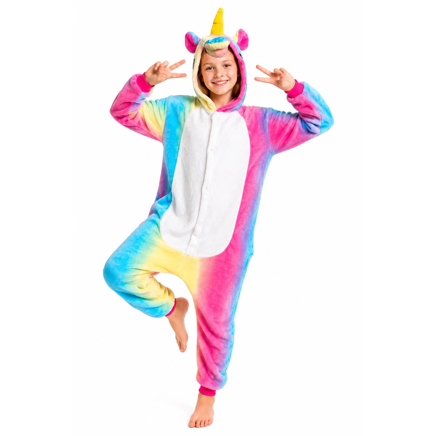 Children Rainbow Unicorn Costume