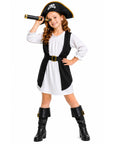 Children Black Pirate Girl Costume