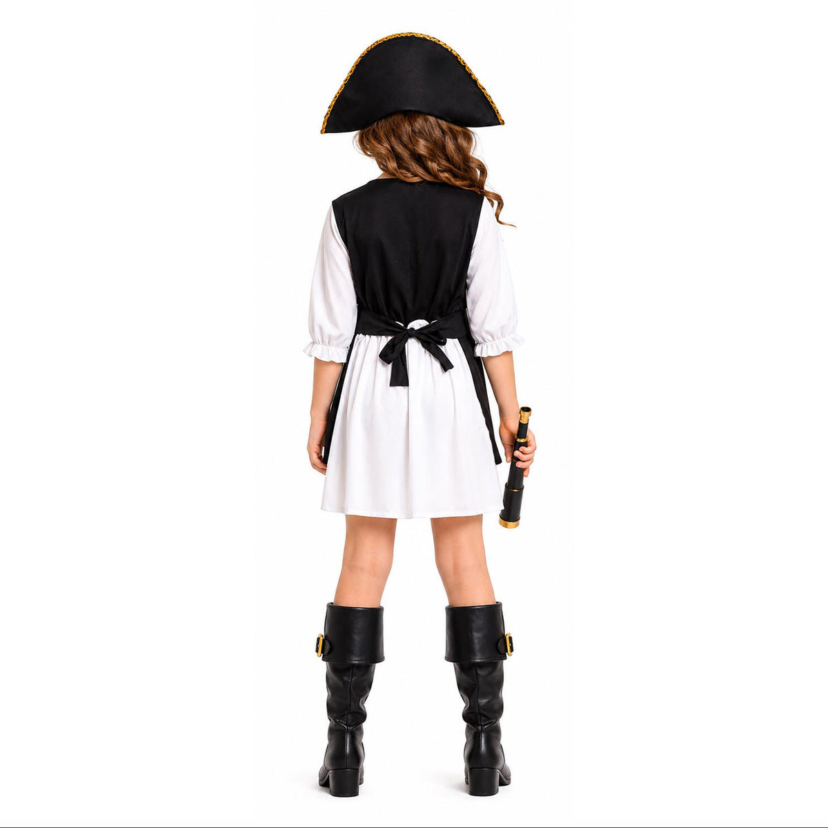 Children Black Pirate Girl Costume