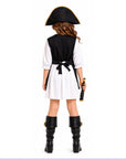 Children Black Pirate Girl Costume