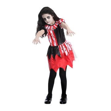 Children Jester Girl Costume