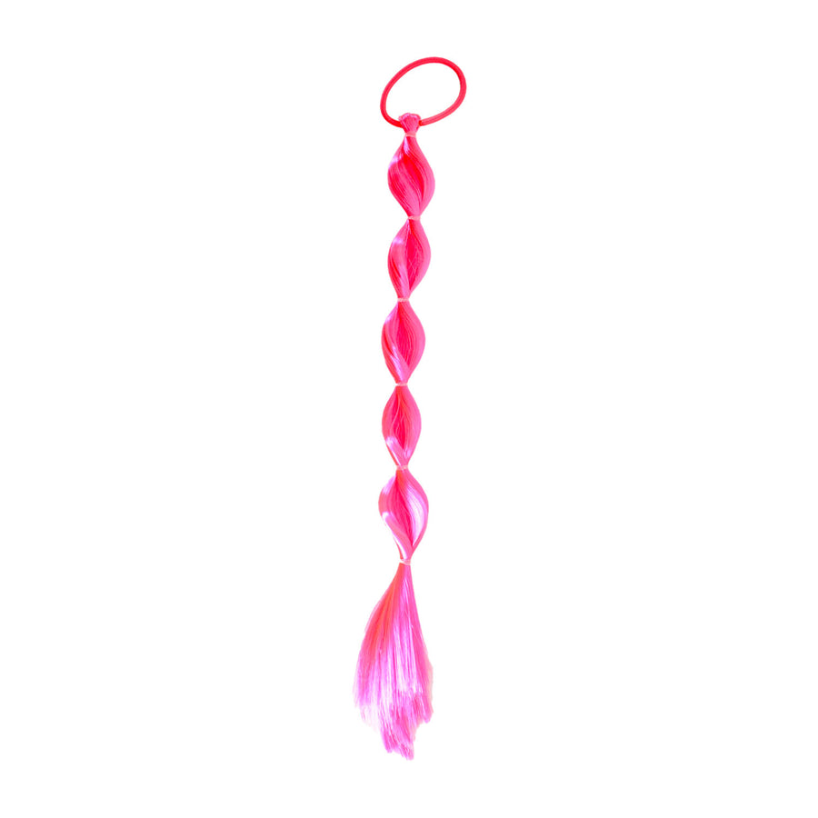 Hot Pink Bubble Hair Extension