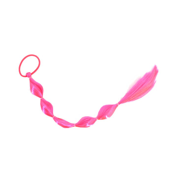 Hot Pink Bubble Hair Extension