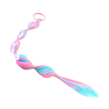 Bubble Hair Extension (Double Colour) Blue and Pink
