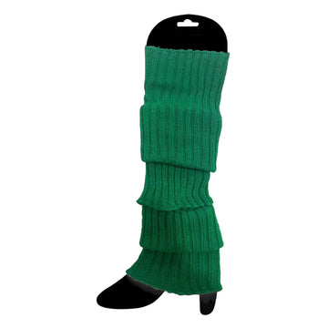 Green Chunky Knit Leg Warmer