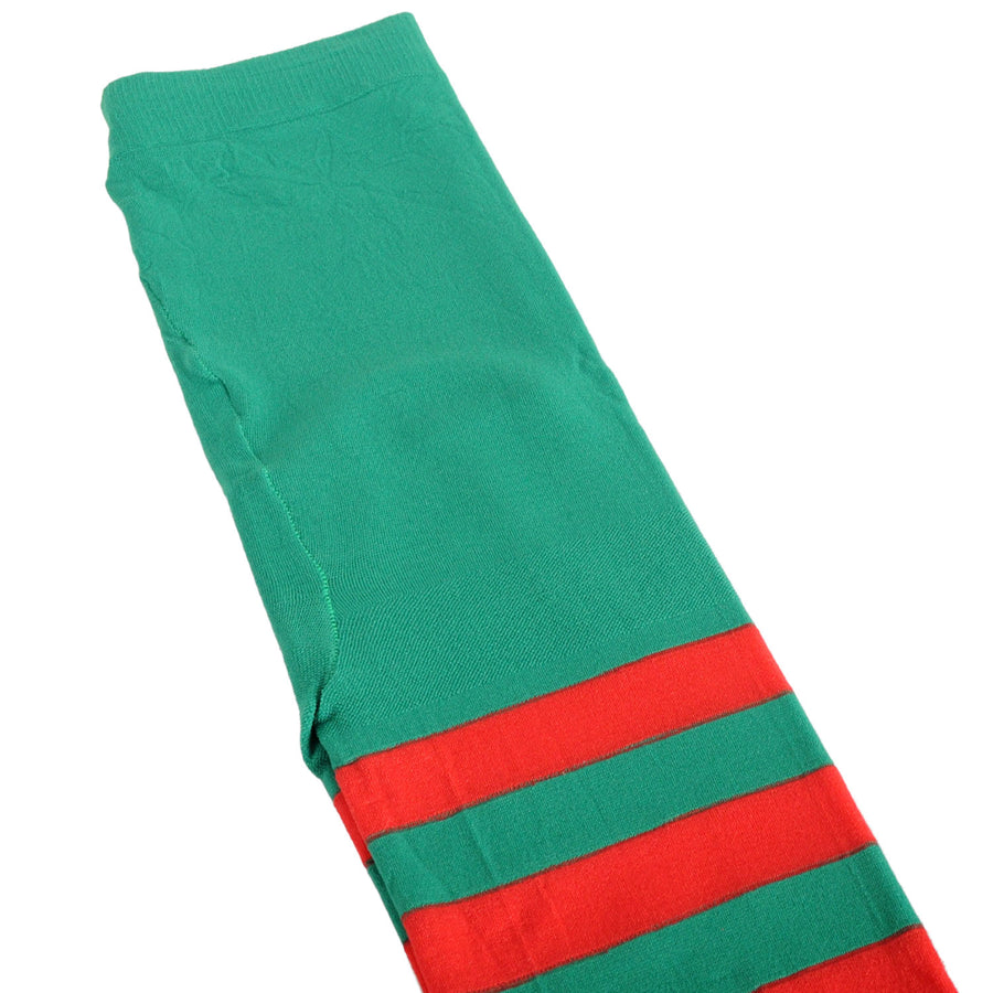 Red and Green Stripe Pantyhose