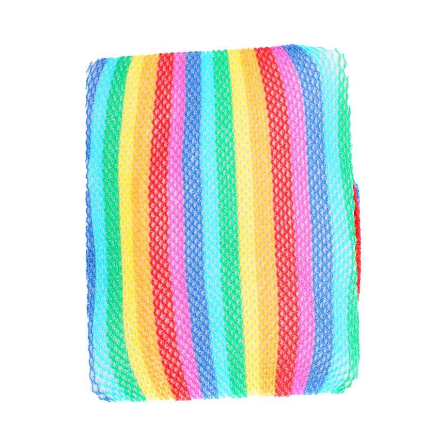 Rainbow Fishnet Pantyhose (Stripe)