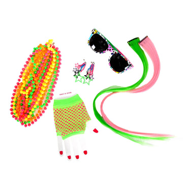 Instant 80s Fluro Accessory Kit