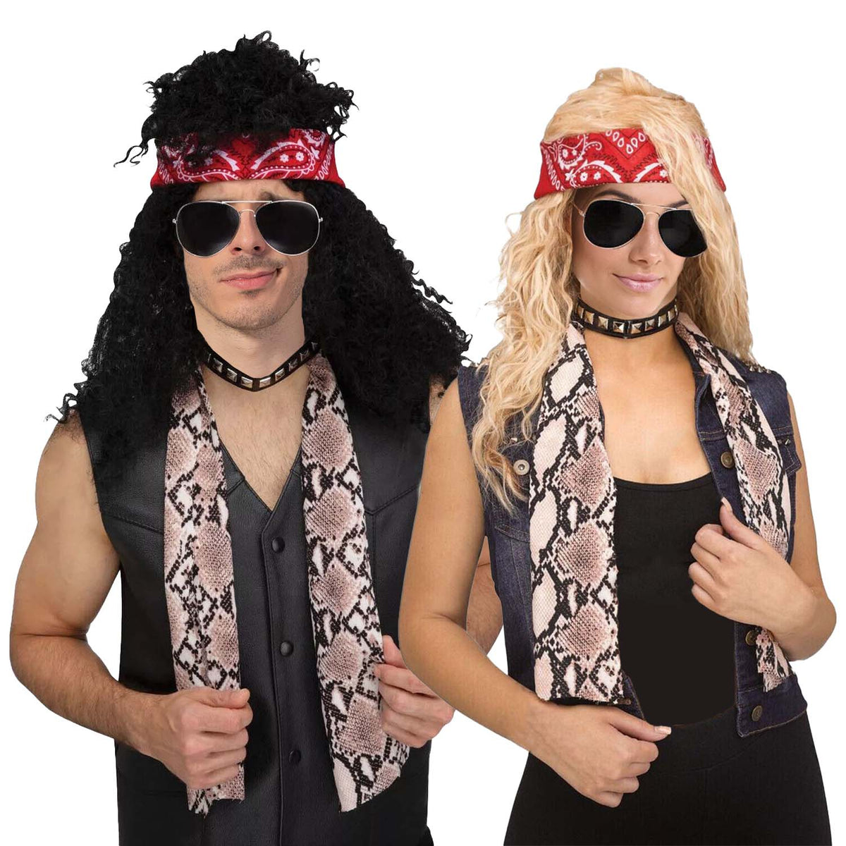 80s Rocker Bow Instant 80s Rocker Kit – The Party Inventory