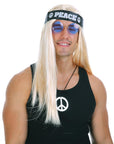 60s Peace Hippie Accessory Kit (Blue)