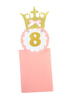 Baby 12 months Photo Banner Garland (Pink)