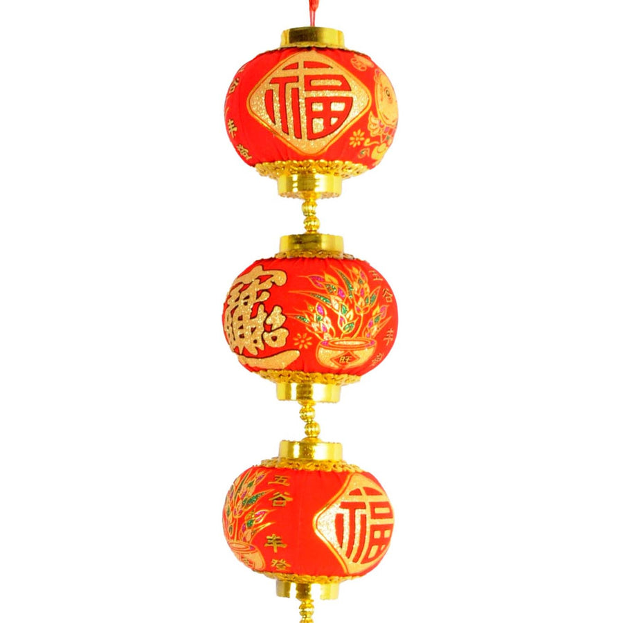 Chinese new year lantern chain hanging decoration