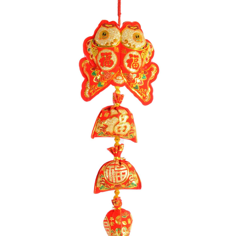 Chinese New Year Fish and Money Hanging Decoration