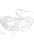White Plastic Lace Mask