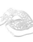 White Plastic Lace Mask