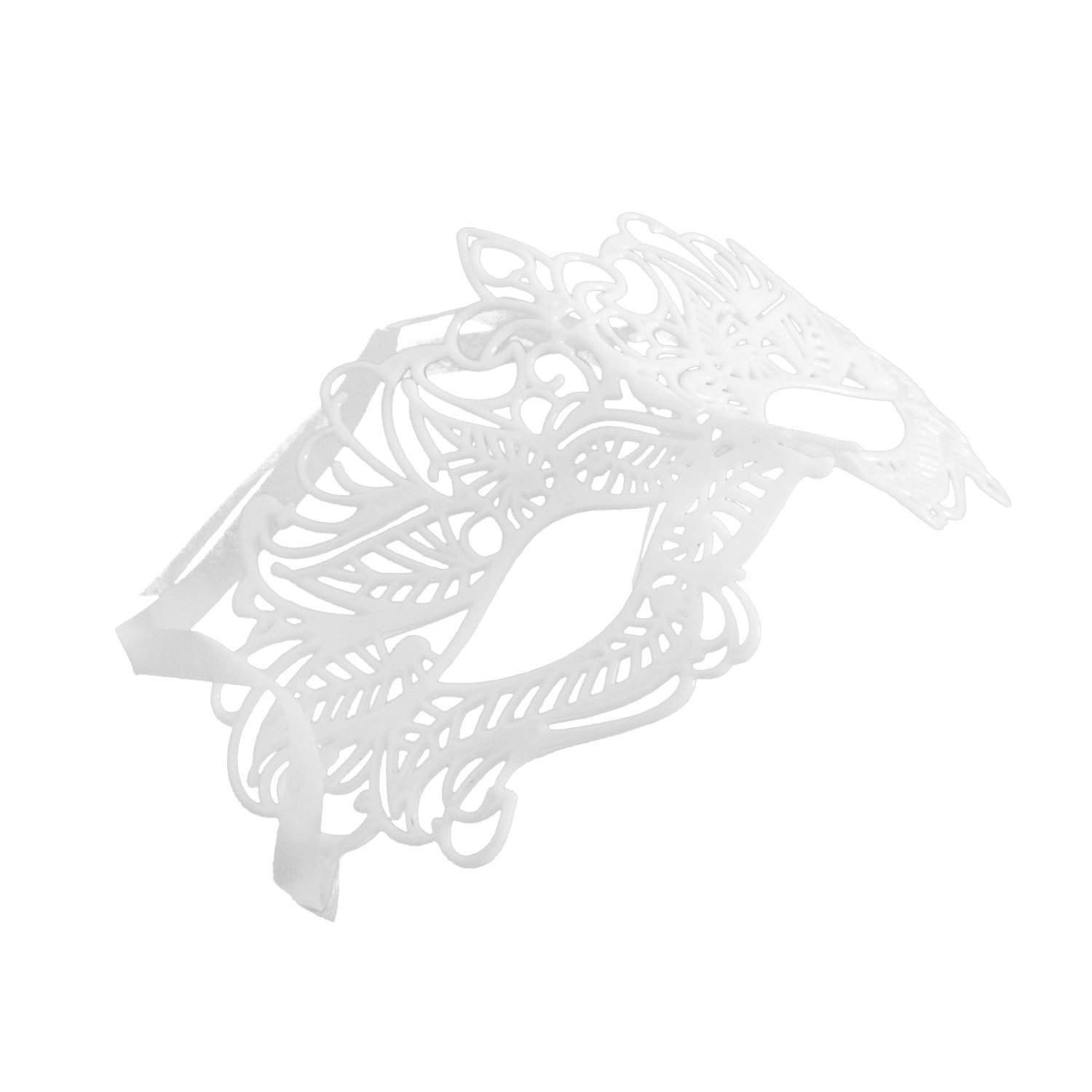 White Fancy Mask (Plastic)