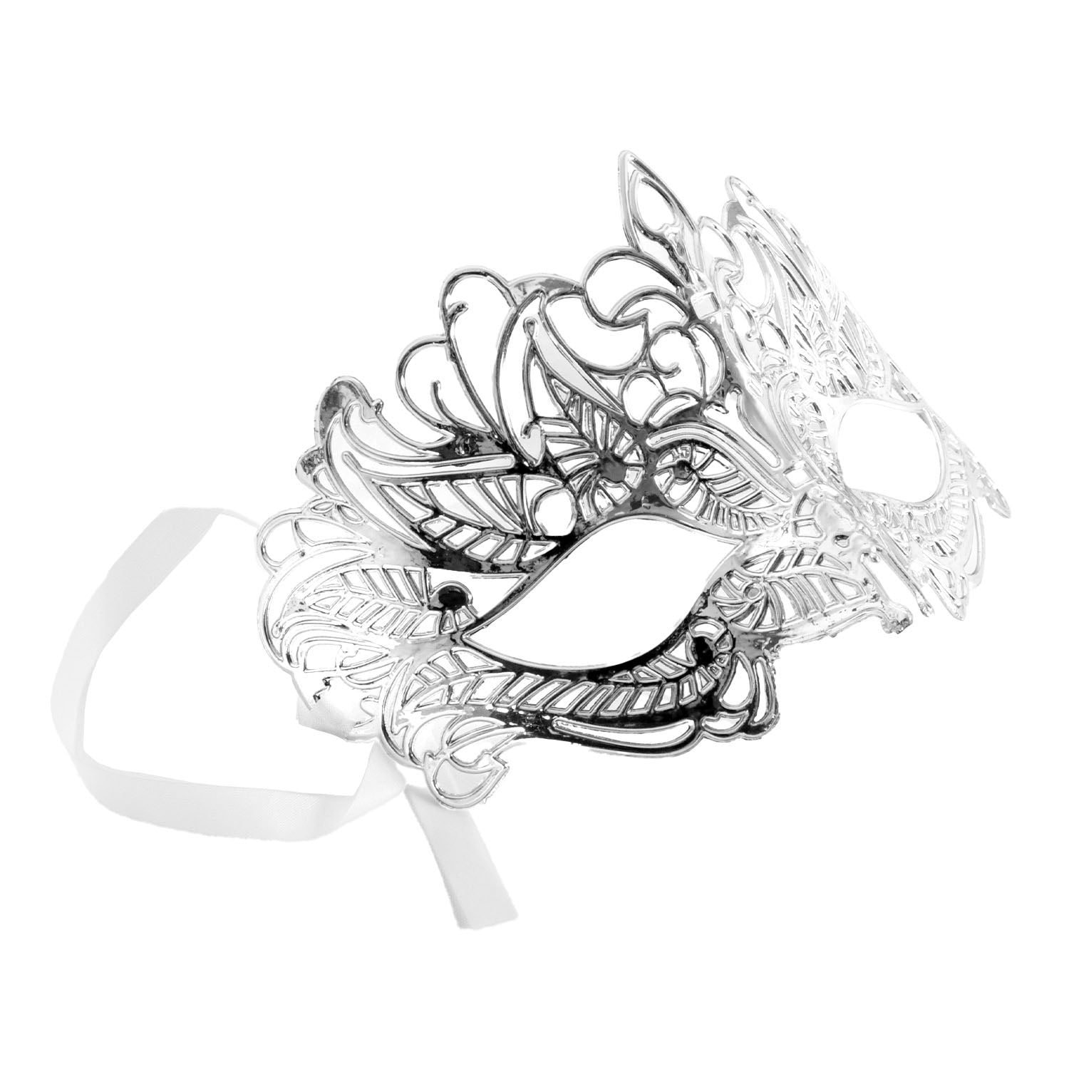 Silver Fancy Mask (Plastic)