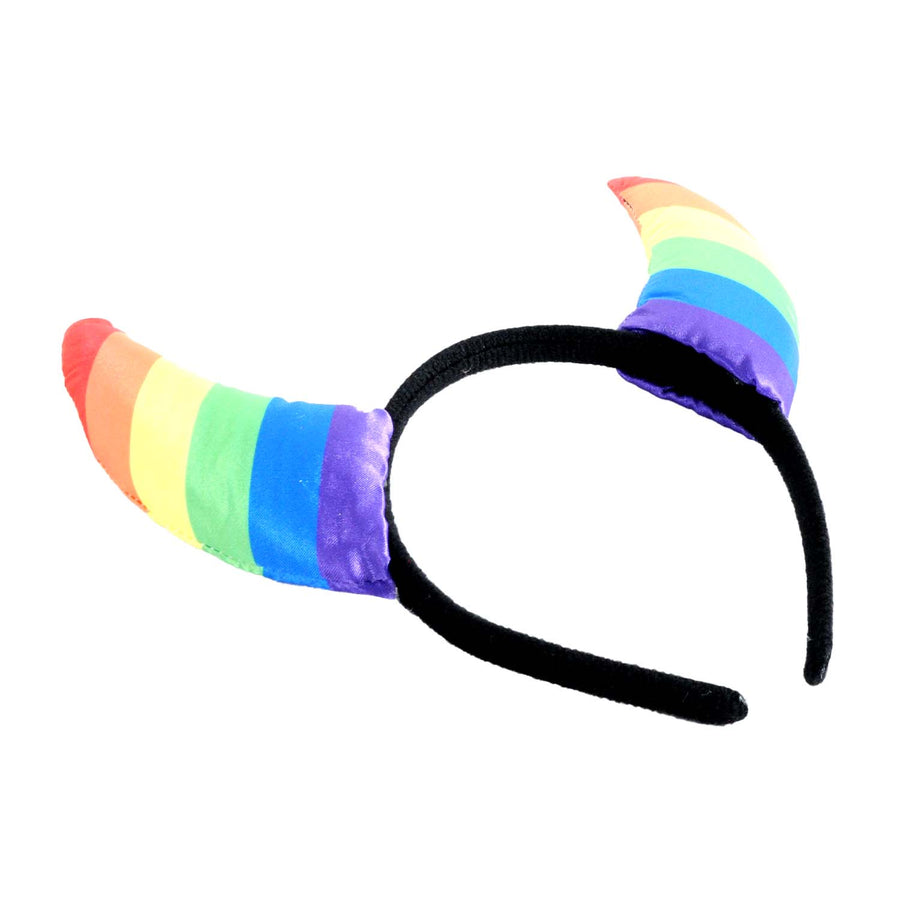 Rainbow Devil Headband