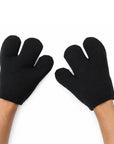 Cartoon Three Finger Gloves (Black)