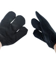 Cartoon Three Finger Gloves (Black)