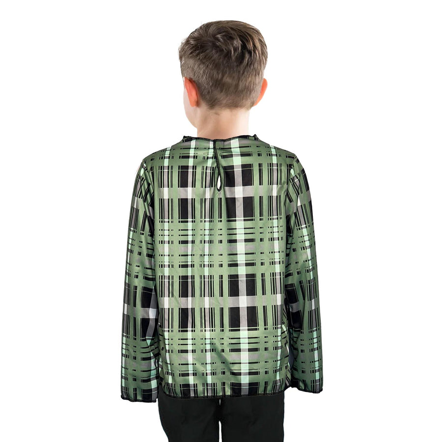 Children Green Checkered Shirt