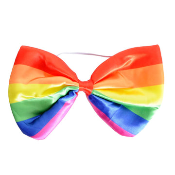 Jumbo Rainbow Bow Tie