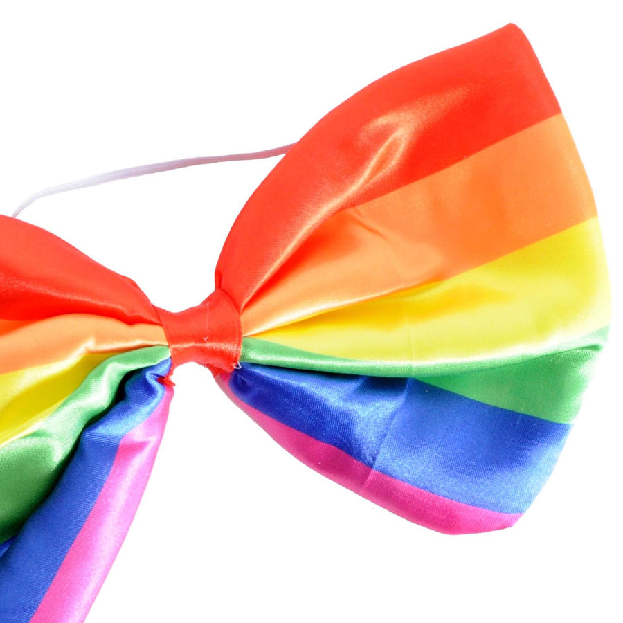 Jumbo Rainbow Bow Tie