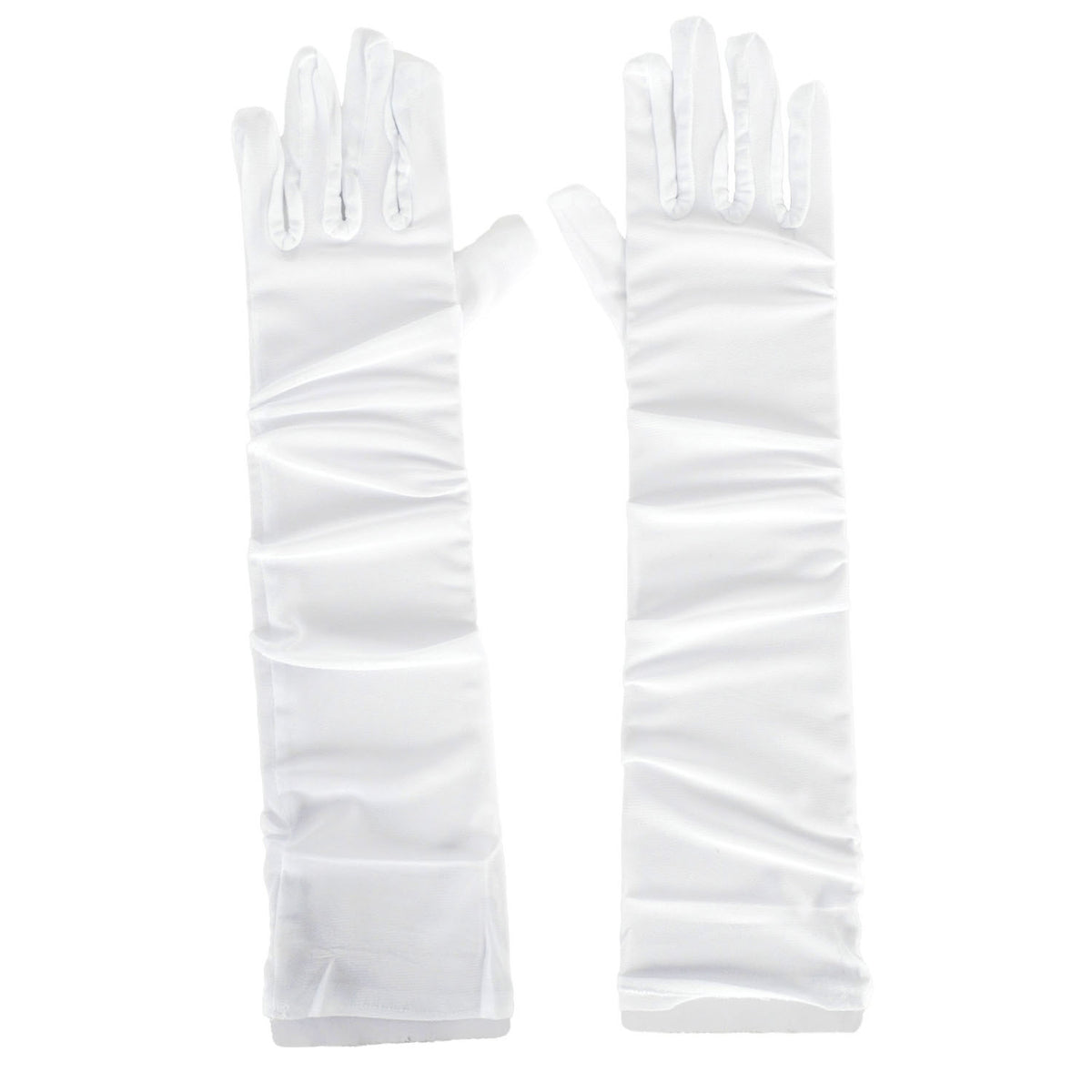 Ruched Mesh Gloves (Long)