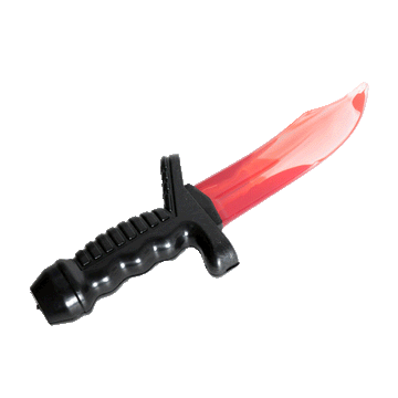 Halloween Plastic Blood Knife