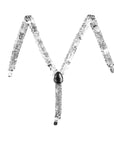 70s Disco Costume Accessory Set (Silver)