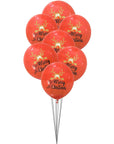 Merry Christmas Balloons (Red)