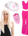 Adult Doll Cowgirl Costume Kit