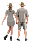 Adult Wildlife Explorer Couple Costume Set