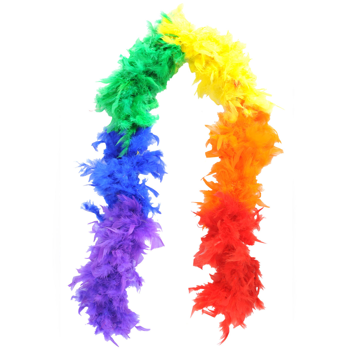 Rainbow Feather Boa