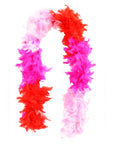 Multicoloured Feather Boa (Pinks and Reds)