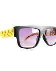 Rapper Party Glasses with Gold Chain