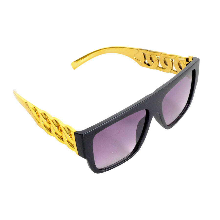 Rapper Party Glasses with Gold Chain
