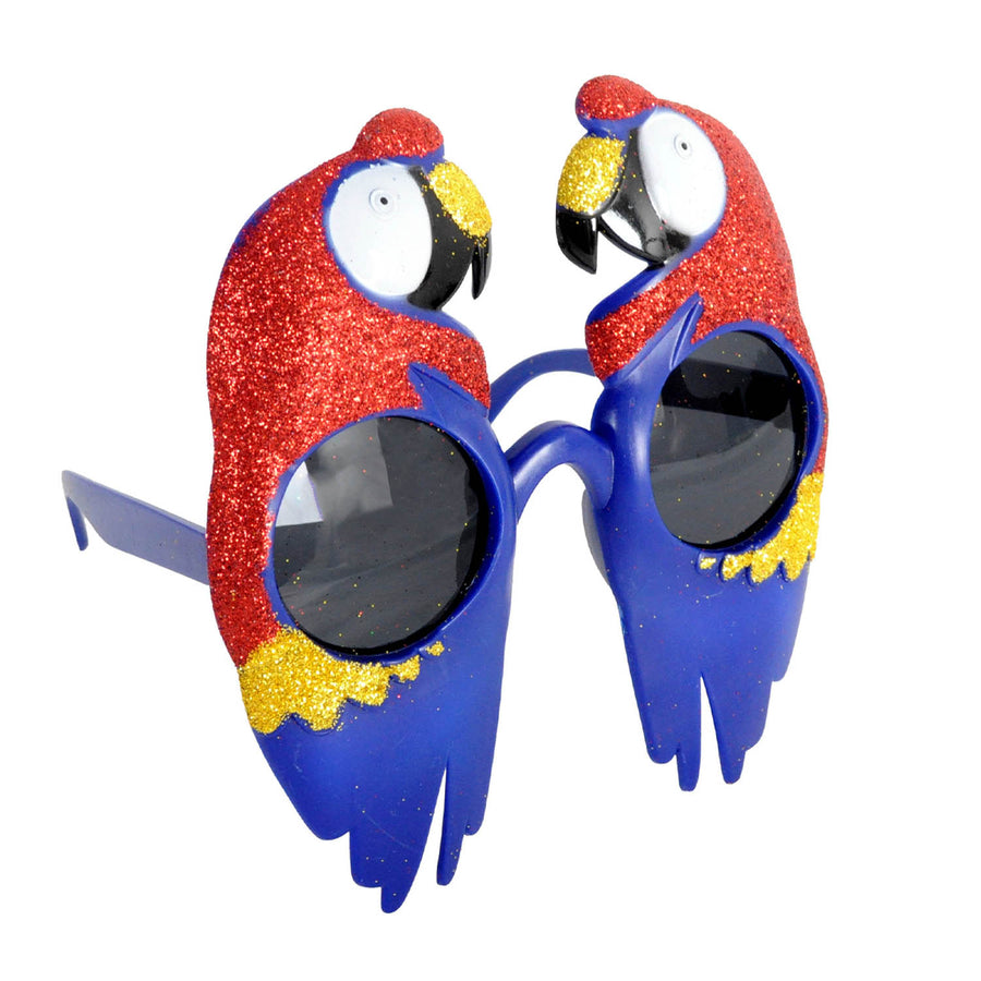 Glitter Parrot Party Glasses