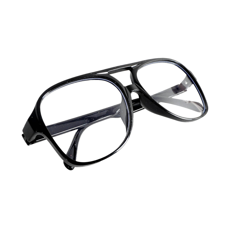 Grandpa Old Man Party Glasses (Black Frame)