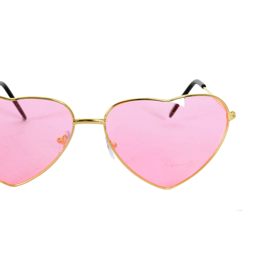 Heart Party Glasses with Metal Frame (Pink)