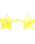 Yellow Star Perspex Party Glasses